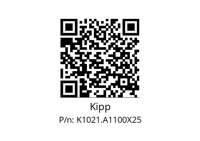   Kipp K1021.A1100X25