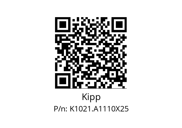   Kipp K1021.A1110X25