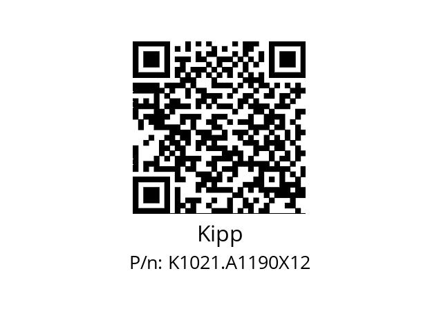   Kipp K1021.A1190X12