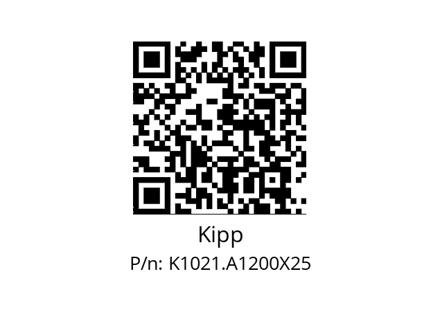   Kipp K1021.A1200X25