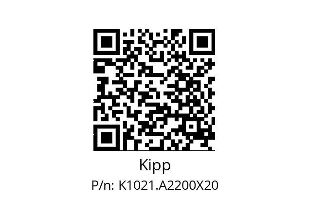   Kipp K1021.A2200X20