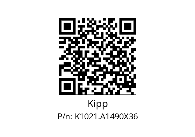   Kipp K1021.A1490X36