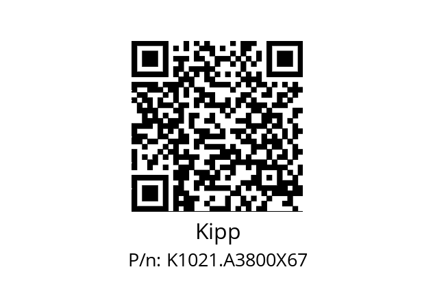   Kipp K1021.A3800X67