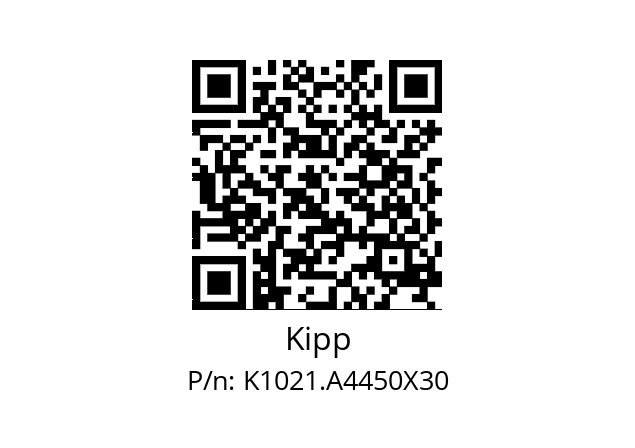   Kipp K1021.A4450X30