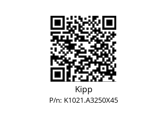   Kipp K1021.A3250X45