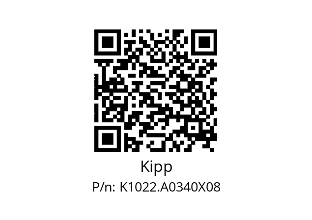   Kipp K1022.A0340X08