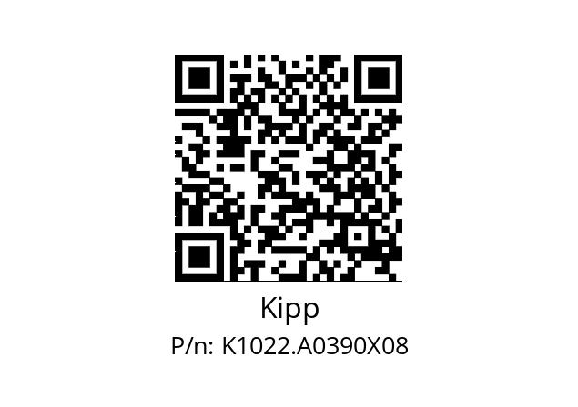   Kipp K1022.A0390X08