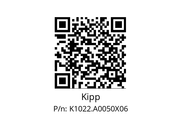   Kipp K1022.A0050X06