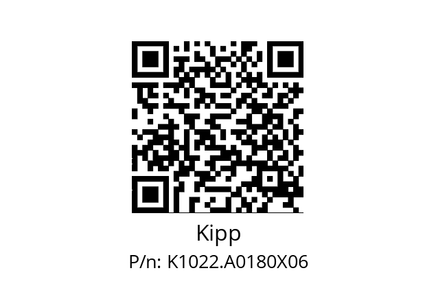   Kipp K1022.A0180X06