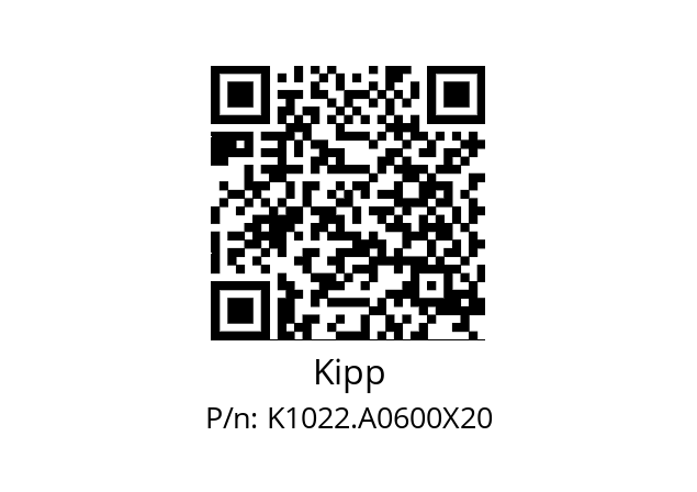   Kipp K1022.A0600X20