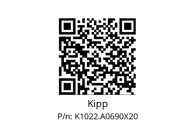   Kipp K1022.A0690X20