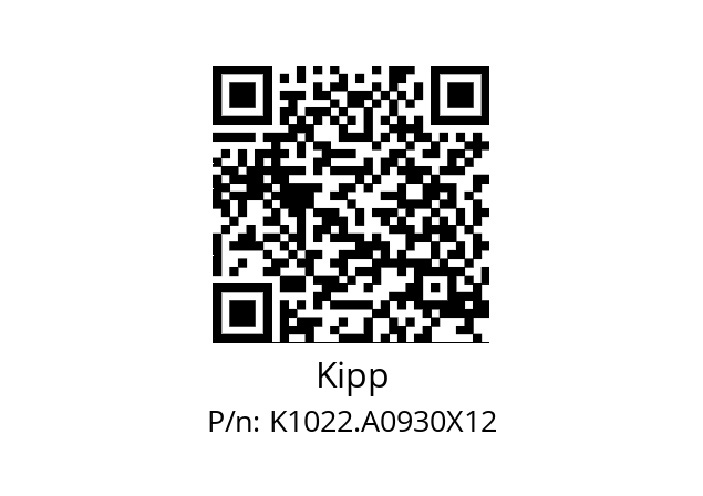   Kipp K1022.A0930X12