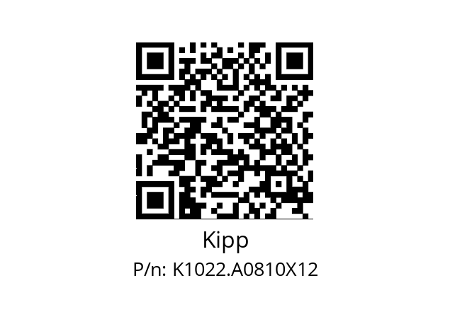   Kipp K1022.A0810X12