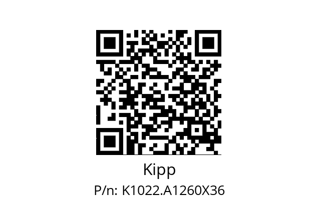   Kipp K1022.A1260X36