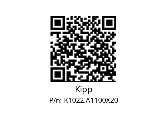   Kipp K1022.A1100X20