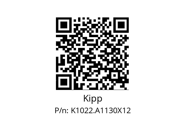   Kipp K1022.A1130X12