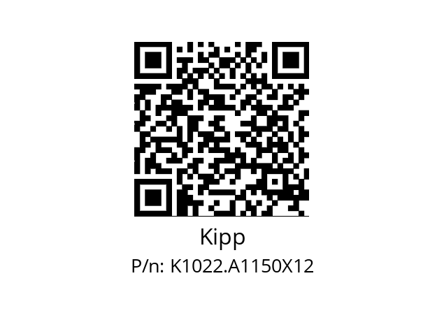   Kipp K1022.A1150X12