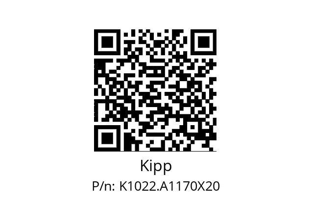   Kipp K1022.A1170X20