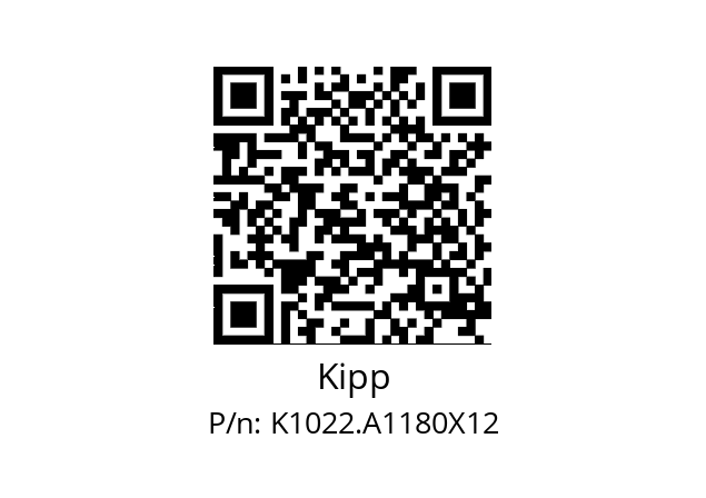   Kipp K1022.A1180X12