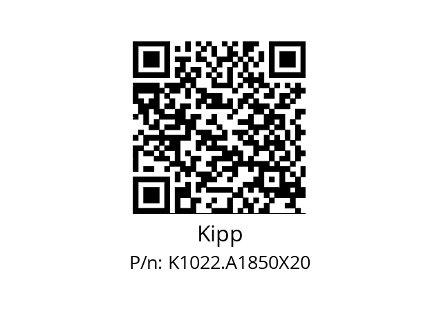   Kipp K1022.A1850X20