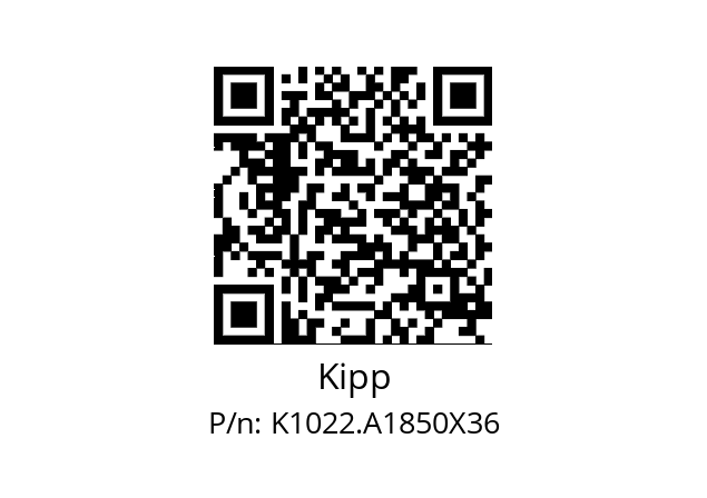   Kipp K1022.A1850X36