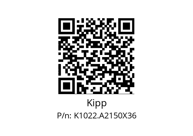   Kipp K1022.A2150X36