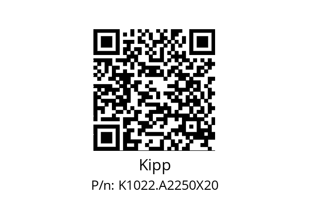   Kipp K1022.A2250X20