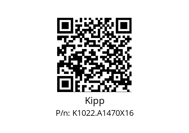   Kipp K1022.A1470X16