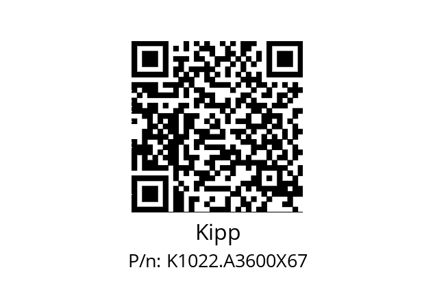   Kipp K1022.A3600X67