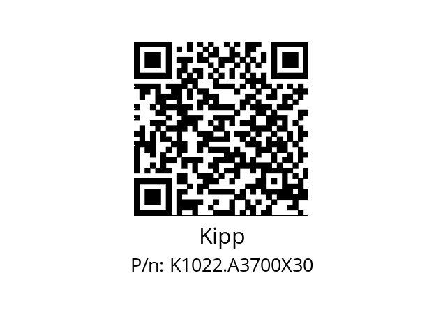   Kipp K1022.A3700X30