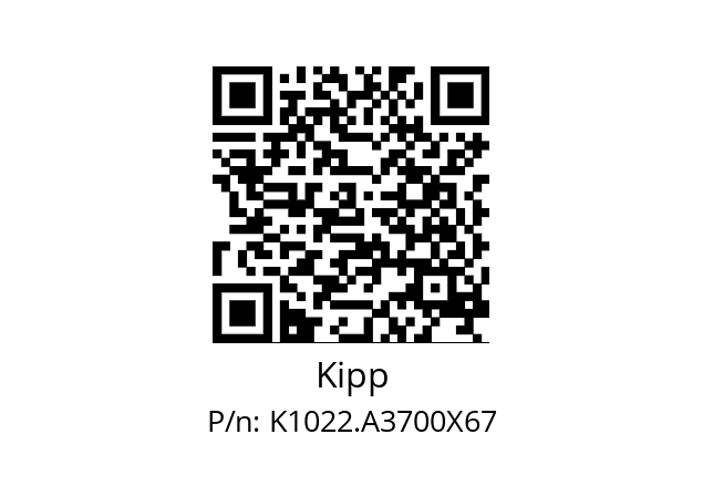   Kipp K1022.A3700X67