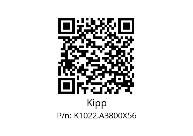   Kipp K1022.A3800X56