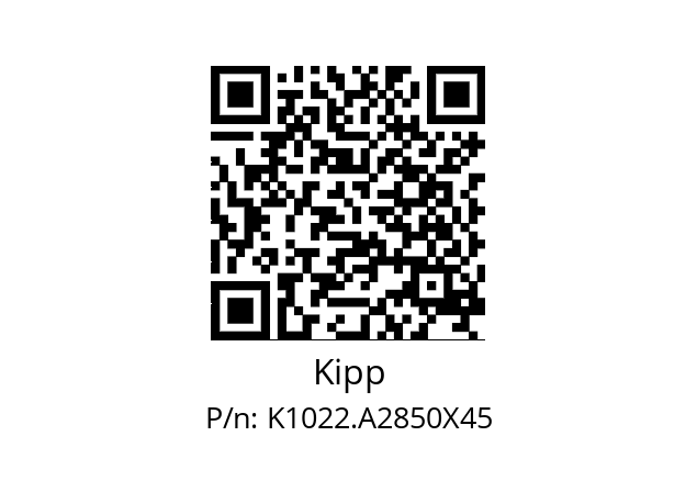   Kipp K1022.A2850X45