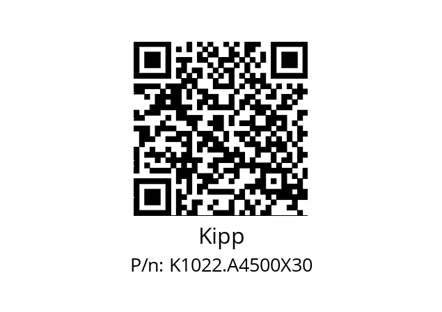   Kipp K1022.A4500X30