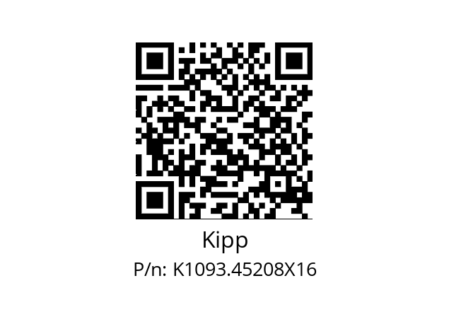   Kipp K1093.45208X16