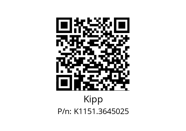   Kipp K1151.3645025