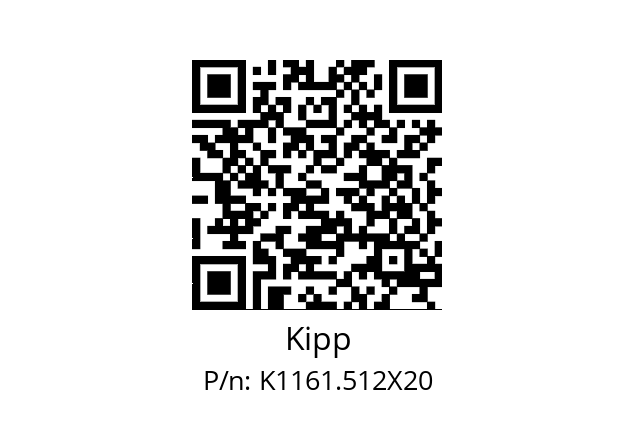   Kipp K1161.512X20