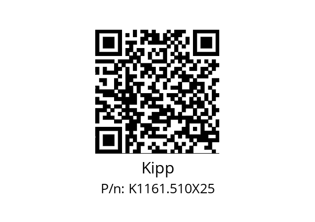   Kipp K1161.510X25