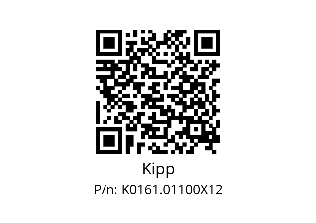   Kipp K0161.01100X12