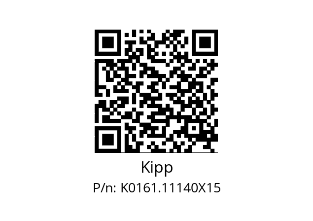   Kipp K0161.11140X15