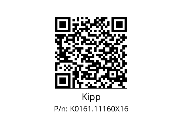   Kipp K0161.11160X16