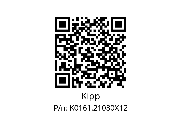   Kipp K0161.21080X12