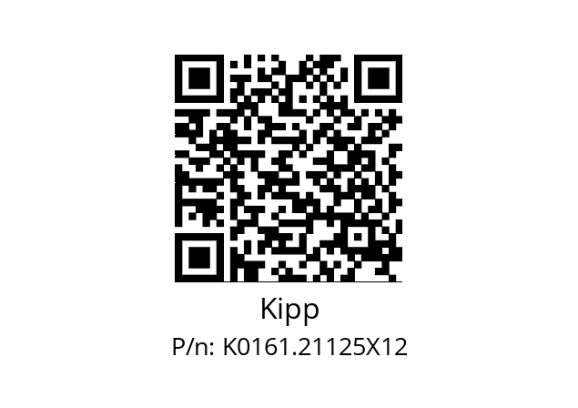   Kipp K0161.21125X12