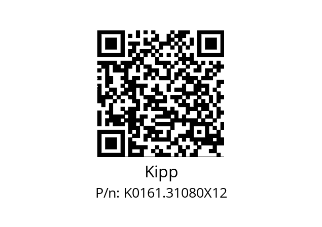   Kipp K0161.31080X12