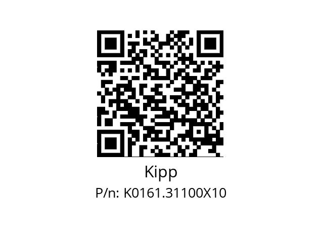   Kipp K0161.31100X10