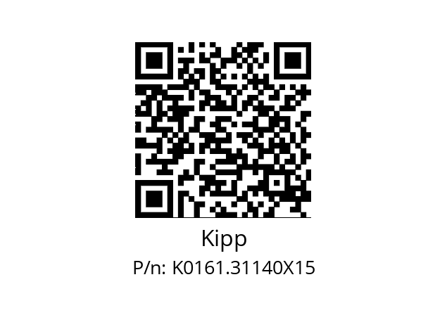   Kipp K0161.31140X15