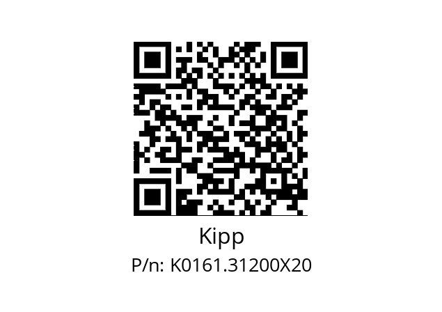   Kipp K0161.31200X20