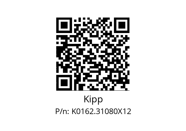   Kipp K0162.31080X12