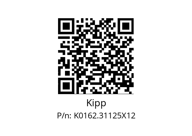   Kipp K0162.31125X12