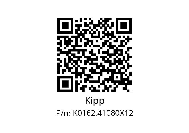   Kipp K0162.41080X12